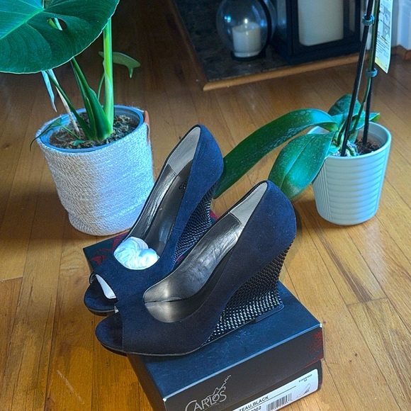 Black Carlos Heels | Never Worn - Picture 3 of 3
